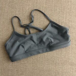ALO Yoga Gray Sports Bra
